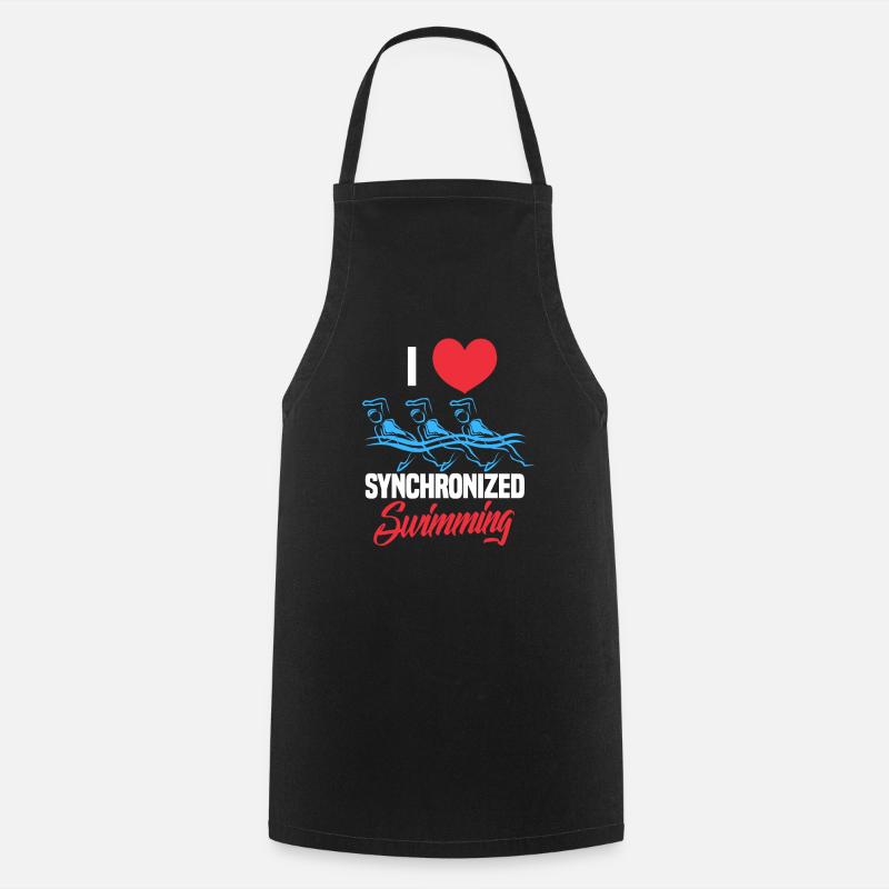 Synchronschwimmen - Kochschürze - Schwarz