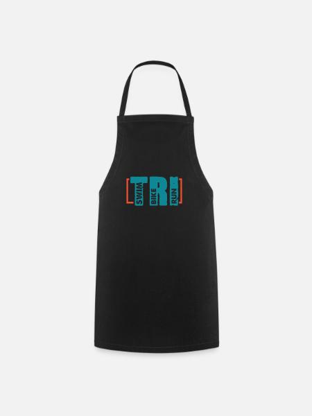 Triathlon - Cooking Apron - black