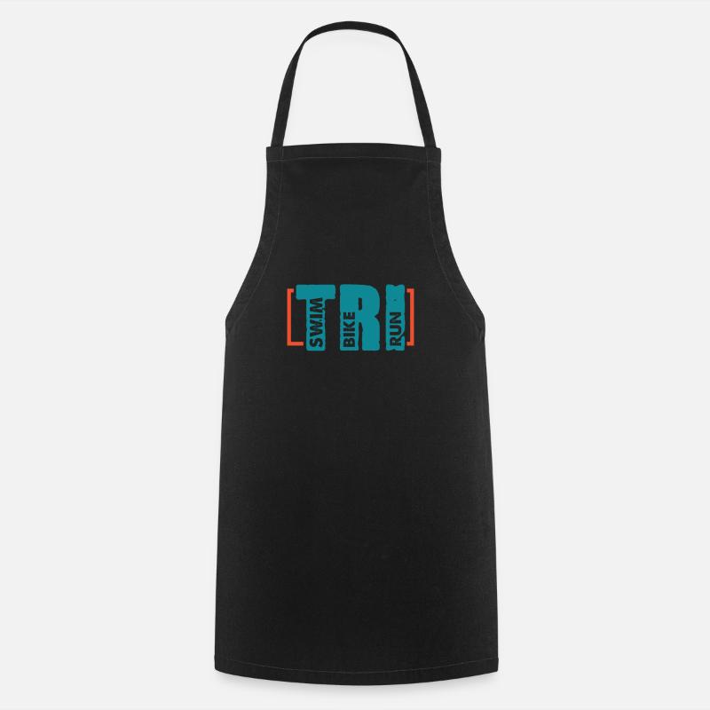 Triathlon - Cooking Apron - black