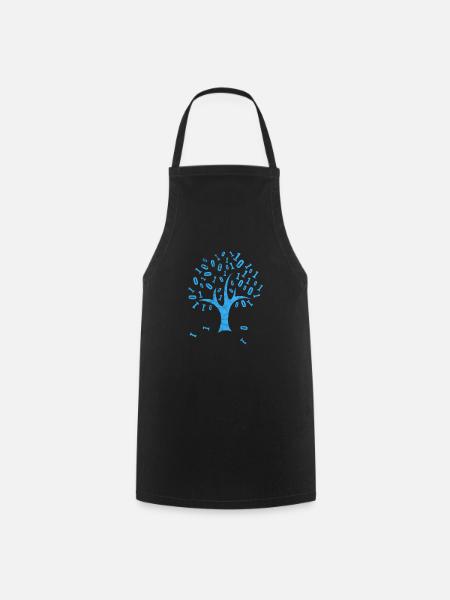 Binär Code Programmierer Computer Nerd Geschenk - Kochschürze - Schwarz