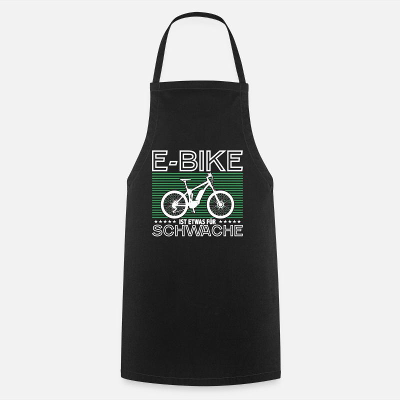 Anti E-Bike - Kochschürze - Schwarz