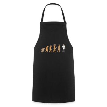 Funny Doctor Medical Degree Doctorate Gift - Cooking Apron - black - Front - AI Model Male 185 dark (185cm)