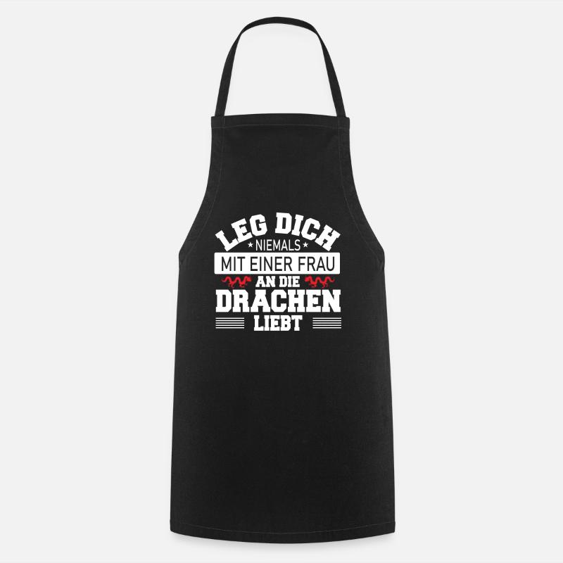 Chinesischer Drache - Kochschürze - Schwarz