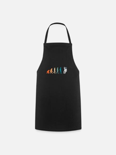 Astronaut Evolution Espace Espace Cadeau - Tablier de cuisine - noir