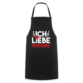 Sportverletzung Knie Kreuzband Krücken Geschenk - Kochschürze - Schwarz - Vorne - AI Model Male 185 dark (185cm)