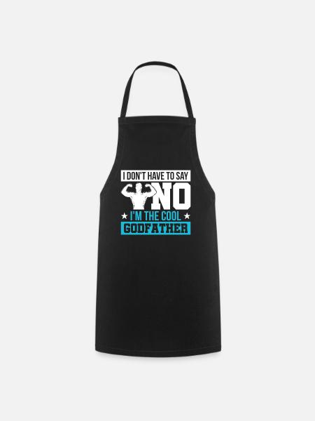 Parrain parrain baptême parrain - Tablier de cuisine - noir