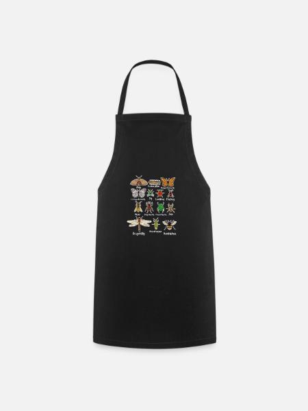 Insect insect nature biology gift - Cooking Apron - black