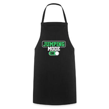 Trampoline gymnastics gymnastics trampoline - Cooking Apron - black - Front - AI Model Male 185 dark (185cm)