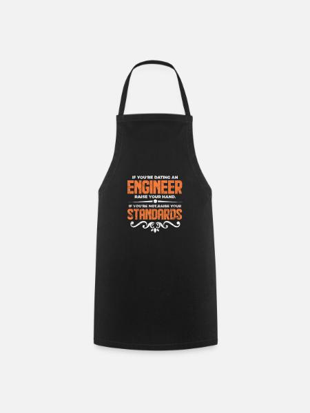 Ingenieur Engineer Techniker Bauingenieur Geschenk - Kochschürze - Schwarz