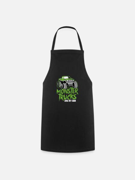 Monster Truck Auto Truck Monster Motorsport - Cooking Apron - black