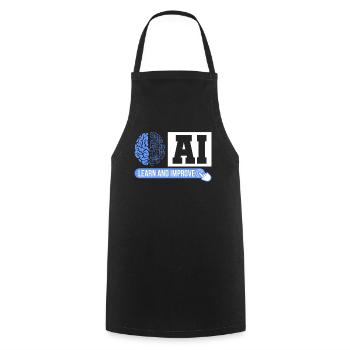 Statistician Neural Networks Deep Learning Gift - Cooking Apron - black - Front - AI Model Male 185 dark (185cm)