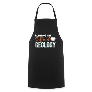 Cadeau de géologie géologue géomètre - Tablier de cuisine - noir - Devant - AI Model Male 185 dark (185cm)