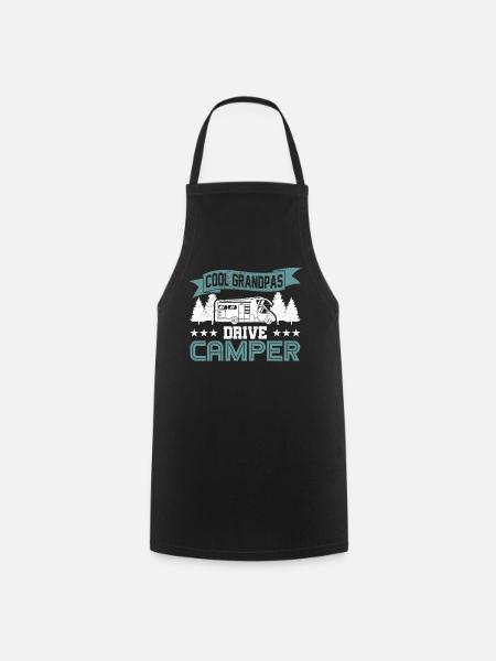 Cadeau de caravane camping-car récréatif - Tablier de cuisine - noir