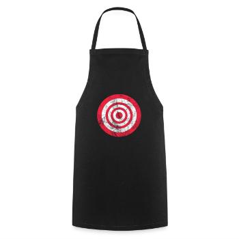 Dart Bullseye Darts Dartboard Dartboard Gift - Cooking Apron - black - Front - AI Model Male 185 dark (185cm)