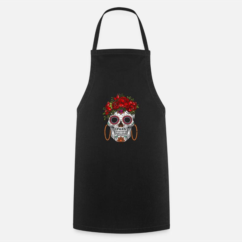 Dia De Los Muertos - Tablier de cuisine - noir