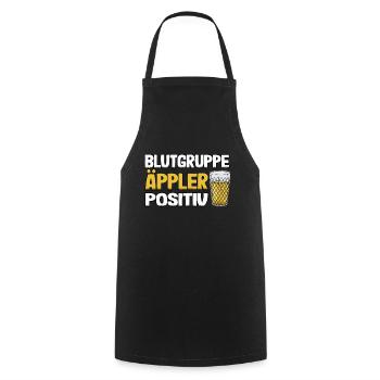 Apfelwein Hessen Bembel Äppler Ebbelwoi Geschenk - Kochschürze - Schwarz - Vorne - AI Model Male 185 dark (185cm)