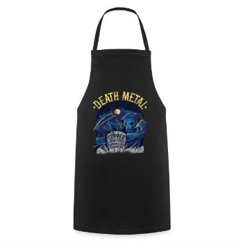 Death Metal Geschenk Heavy Metal Lustig Chemie - Kochschürze - Schwarz - Vorne - AI Model Male 185 dark (185cm)