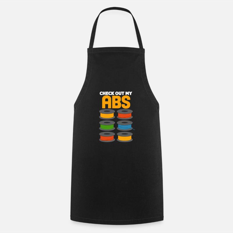 Imprimante 3D Impression Impression 3D Cadeau Pla - Tablier de cuisine - noir