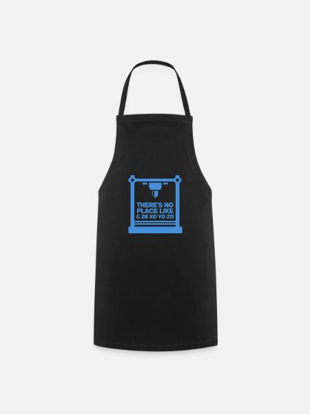 3d printer filament printing 3d printing gift - Cooking Apron - black