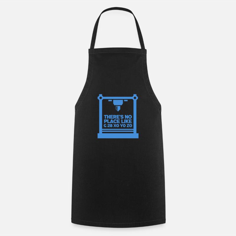 3d printer filament printing 3d printing gift - Cooking Apron - black