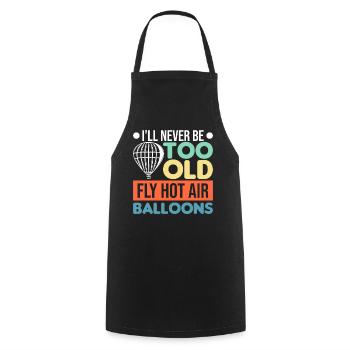 Balloon Balloon Istl'anHot Air Balloon - Cooking Apron - black - Front - AI Model Male 185 dark (185cm)