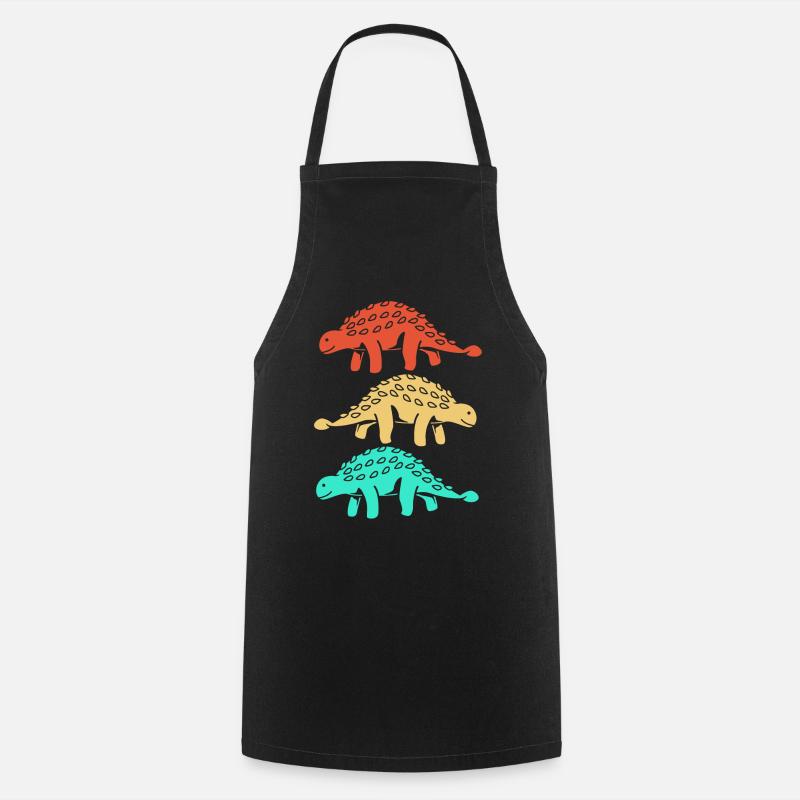 Dino - Kochschürze - Schwarz