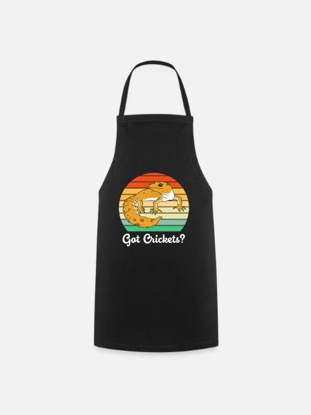 leopard gecko - Cooking Apron - black