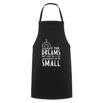 Yoga esoteric dream catcher - Cooking Apron - black - Front - AI Model Male 185 dark (185cm)