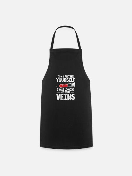 Anesthesia Anesthesiologist doctor medicine gift - Cooking Apron - black