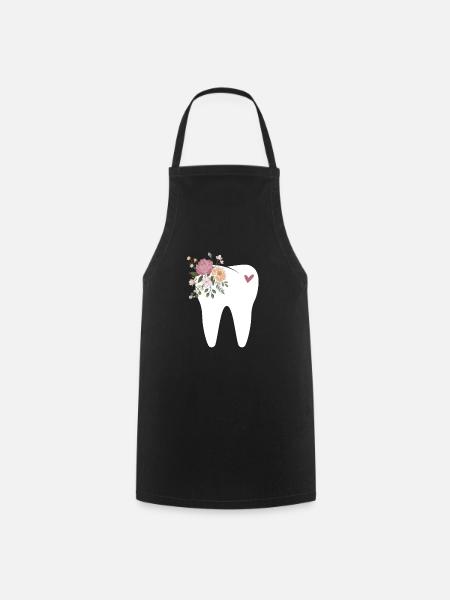 Dentiste Dentiste Dentiste Dentist Dents Cadeau - Tablier de cuisine - noir