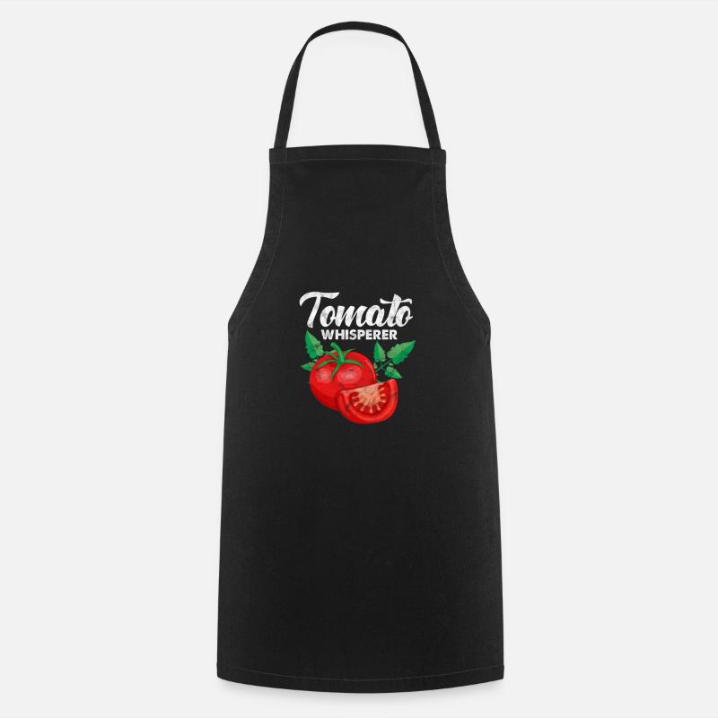 Tomate - Kochschürze - Schwarz