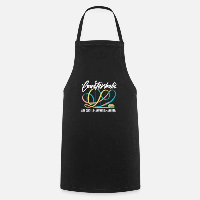 Roller coaster - Cooking Apron - black