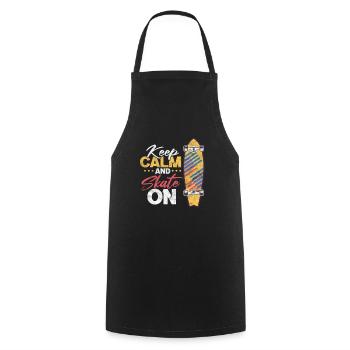 Longboard - Cooking Apron - black - Front - AI Model Male 185 dark (185cm)