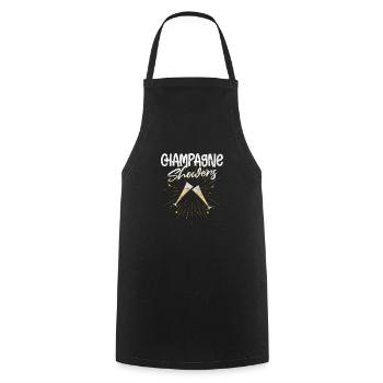 blockedTitle - Tablier de cuisine - noir - Devant - AI Model Male 185 dark (185cm)