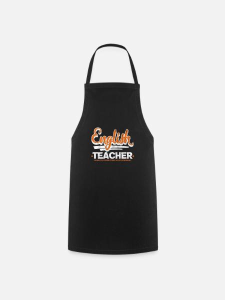 Englisch Lehrer - Kochschürze - Schwarz