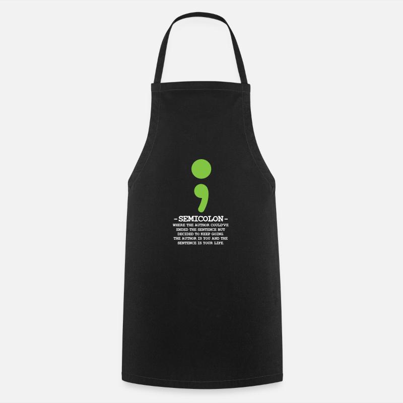 Mental health - Cooking Apron - black