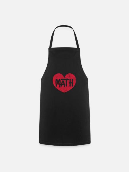Math Teacher Math Math Teacher Gift - Cooking Apron - black