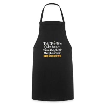 blockedTitle - Tablier de cuisine - noir - Devant - AI Model Male 185 dark (185cm)