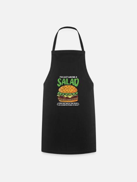 Burger - Tablier de cuisine - noir