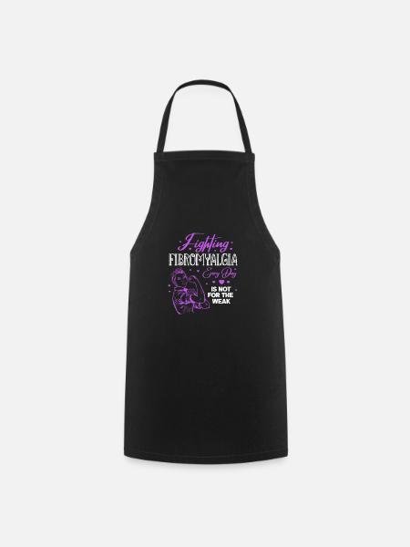 Fibromyalgie Fibro Fibromyalgie Rhumatisme Cadeau - Tablier de cuisine - noir
