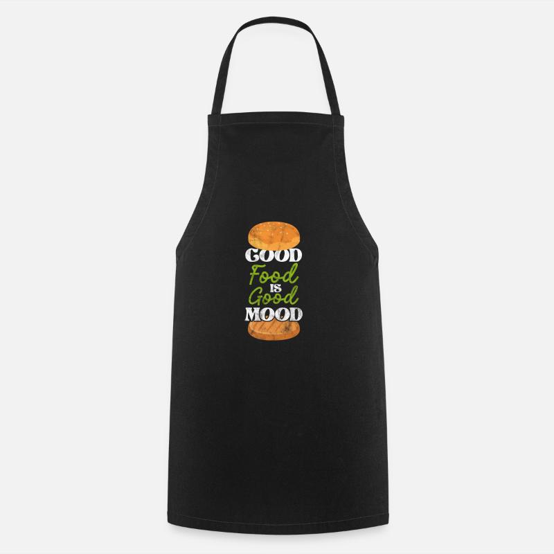 Burger - Tablier de cuisine - noir