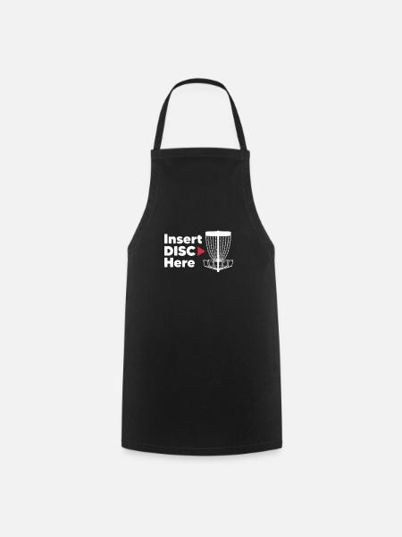 Disc Golf Frisbee Disc Golf Cadeau - Tablier de cuisine - noir