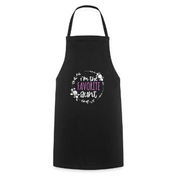 Aunt - Cooking Apron - black - Front - AI Model Male 185 dark (185cm)