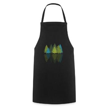 Forest - Cooking Apron - black - Front - AI Model Male 185 dark (185cm)