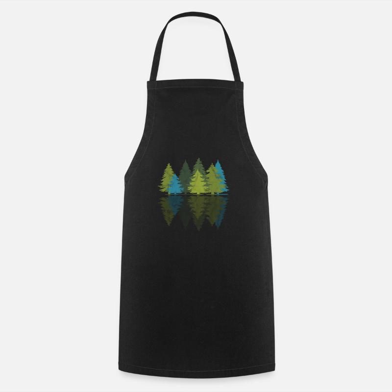 Forêt - Tablier de cuisine - noir