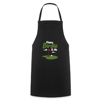 Golf Birthday Golf Club Golf Ball Gift - Cooking Apron - black - Front - AI Model Male 185 dark (185cm)