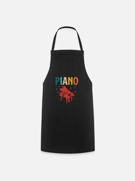 Pianiste - Tablier de cuisine - noir