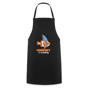 Shark - Cooking Apron - black - Front - AI Model Male 185 dark (185cm)