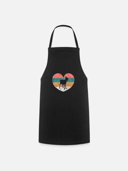 Goat - Cooking Apron - black