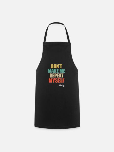 History Teacher History Teacher History - Cooking Apron - black